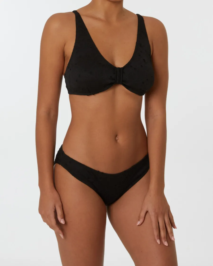 Hot Bikini-Oberteil Lochmuster Janina, verstellbare Träger Damen Bademode