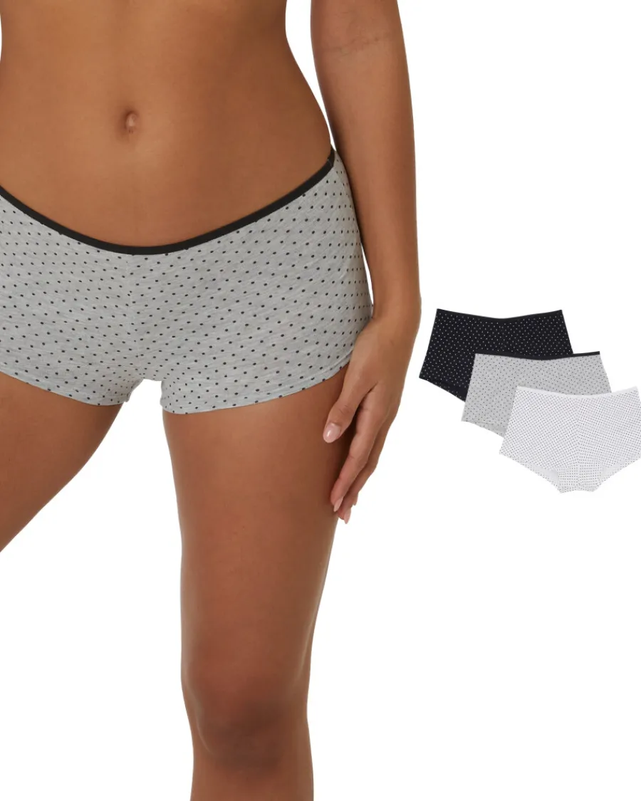 Hot Pantys mit Punkten 3er-Pack, Janina Damen Unterwäsche